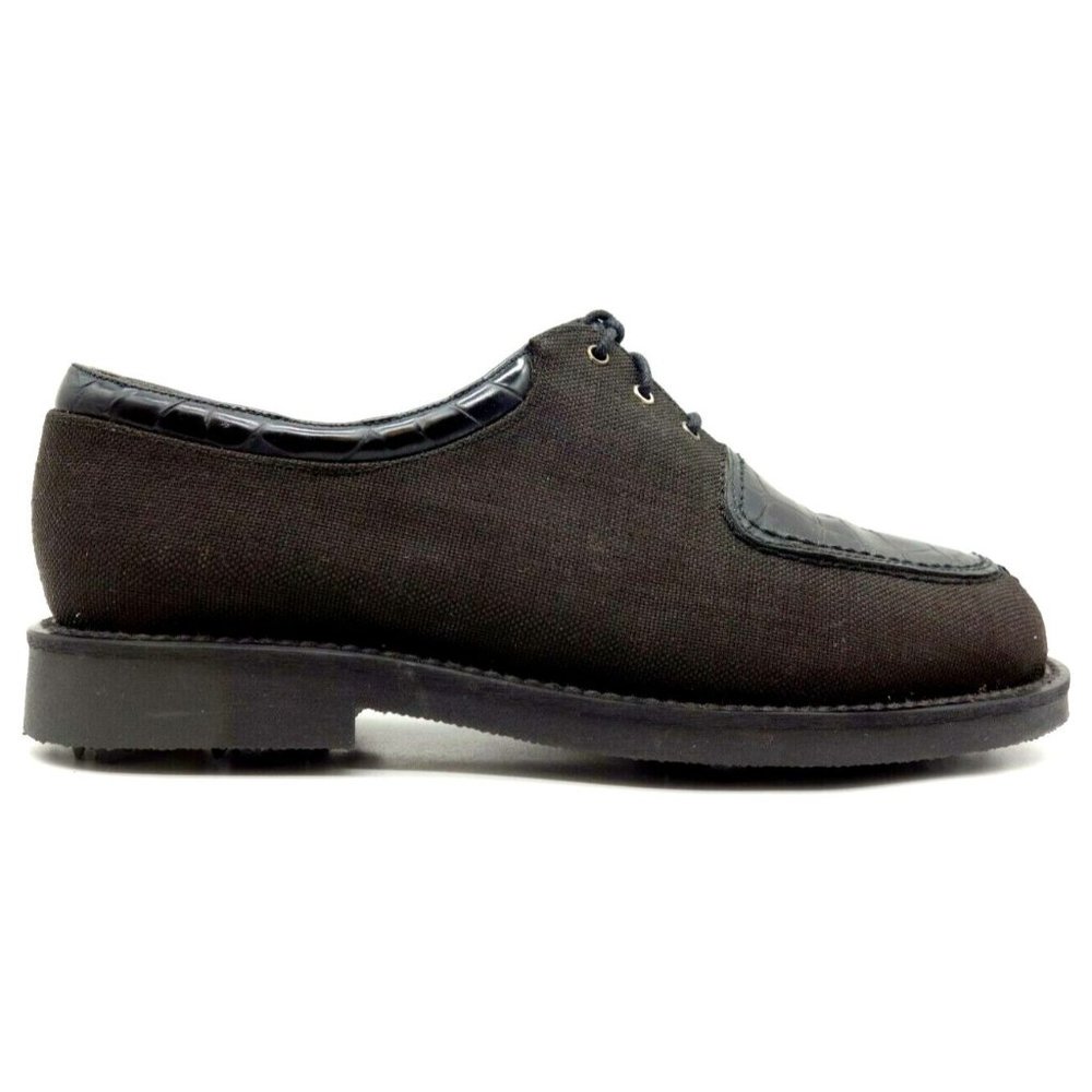 Stuart Weitzman Brown GTX Lace Up Soft Spike Golf Oxfords Shoes Women's 5 B